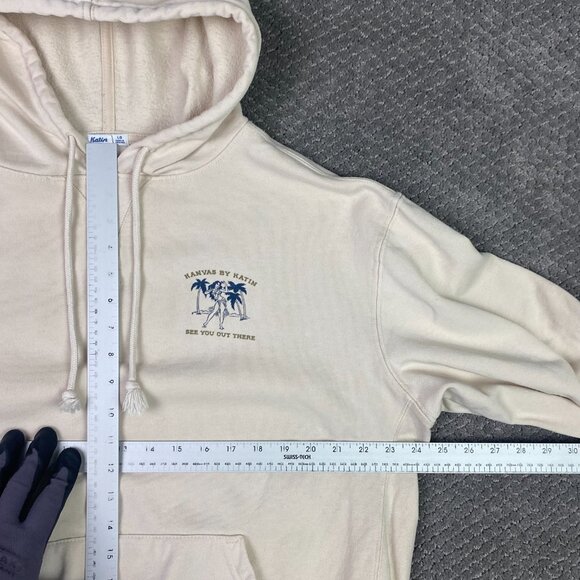 Kanvas By Katin Hoodie Men's Large Hula Girl Hawaii See You Out There sweatshirt - Picture 9 of 11